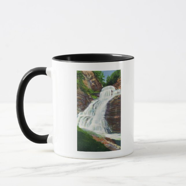 Lucifer Falls View in Robert H. Treman Staat Tasse (Links)