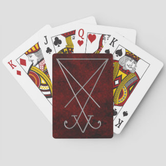 Lucifer Sigil Alchimie Goth Kunst Spielkarten
