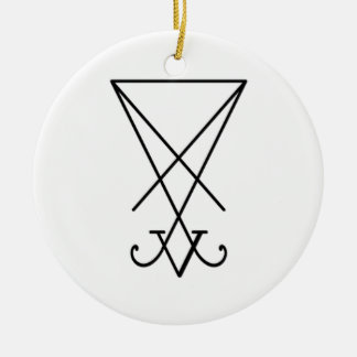 Lucifer Sigil Lamen (Verzierungsbasis) Keramik Ornament