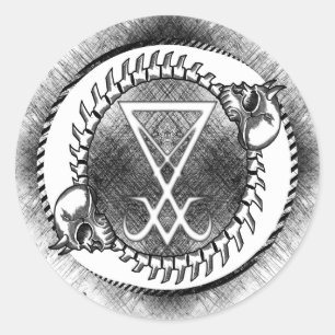Lucifer Sigil Rundaufkleber Runder Aufkleber
