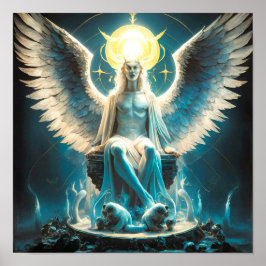 Lucifer stellt sein Licht und seine Eigenschaft da Poster