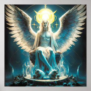 Lucifer stellt sein Licht und seine Eigenschaft da Poster