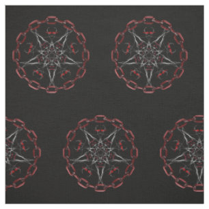 Lucifers Star Pentagramm Pagan Stoff