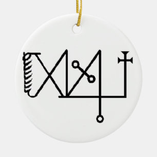 Lucifuge Rofocale Sigil Lamen (Verzierungsbasis) Keramikornament