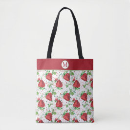 Lucious Summer Strawberry Muster Monogram