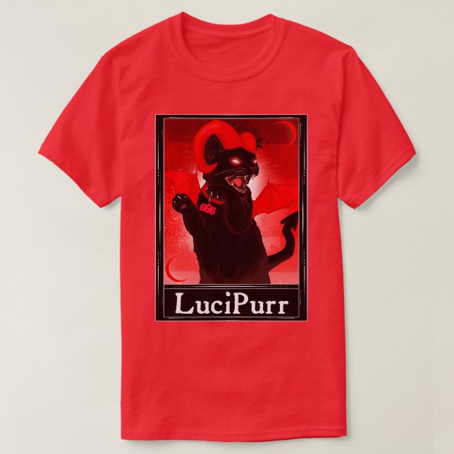 LuciPurr-Tarot T-Shirt (Design vorne)