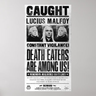 Lucius Malfoy Gewollt Poster