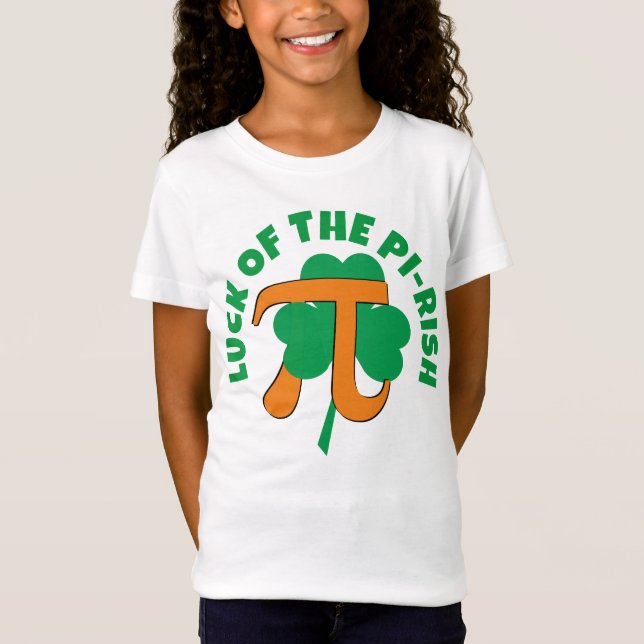 LUCK DER PI RISH St Patrick's Day Pi Day Kids T-Shirt (Vorderseite)