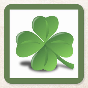 LUCK DES IRISH RECHTECKIGER PAPPUNTERSETZER