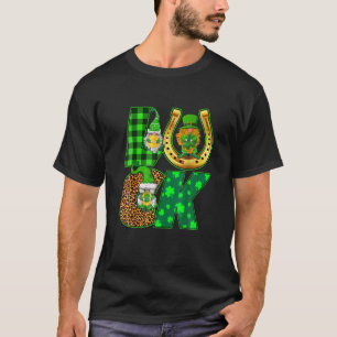 Luck Gnomes Leprechaun Kleeblatt Pferdeschuhe St P T-Shirt