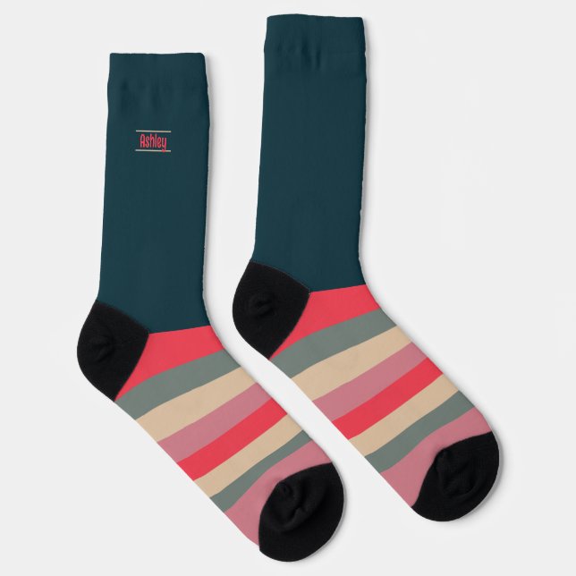 Luck Hunt Secretly Wild Pink 'n' Pastel Socken (Rechts)