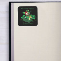 Luck Irish Fairy Green Buchzeichen