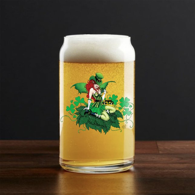 Luck Irish Fairy Green Dosenglas (Von Creator hochgeladen)