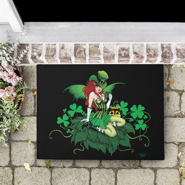 Luck Irish Fairy Green Fußmatte (Von Creator hochgeladen)