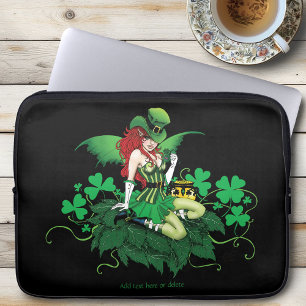 Luck Irish Fairy Green Laptopschutzhülle