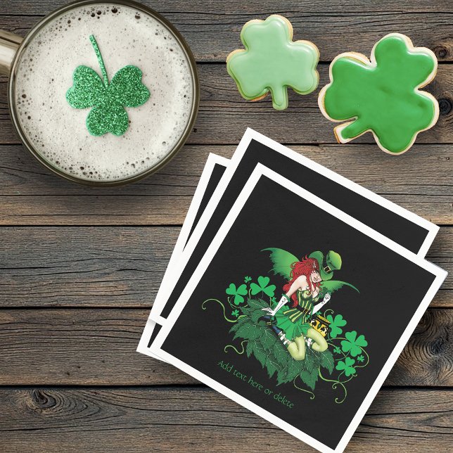 Luck Irish Fairy Green Serviette (Von Creator hochgeladen)