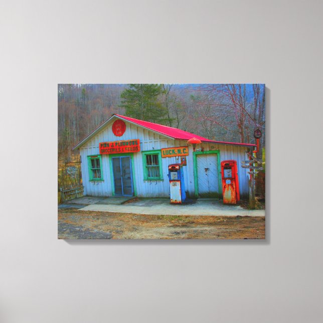 Luck, North Carolina Leinwanddruck (Vorderseite)