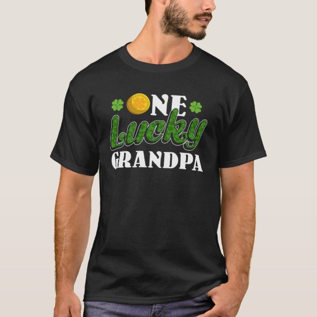 Luck of the Irish St Patrick s Day One Lucky Grand T-Shirt (Vorderseite)