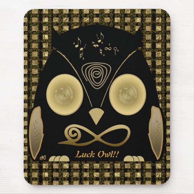 Luck Owl! eXi Mousepad (Vorne)
