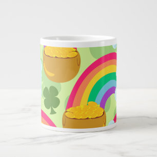 Luck Pot O Gold Muster Jumbo-Tasse