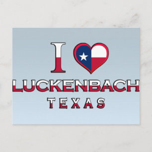 Luckenbach, Texas Postkarte