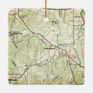 Luckenbach Topo Keramikornament