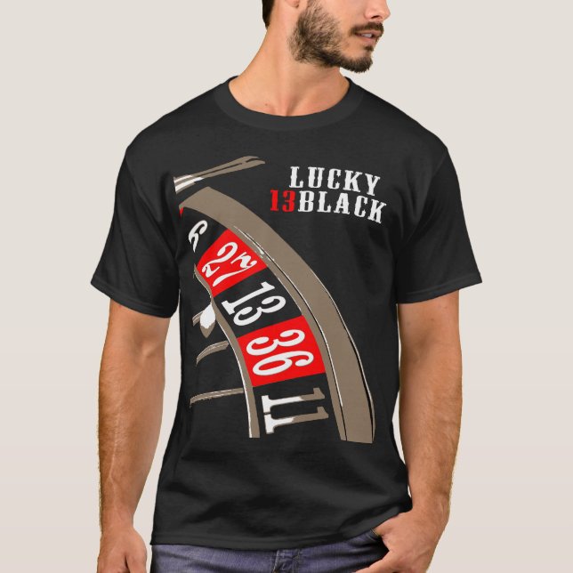 Lucky 13black T-Shirt (Vorderseite)