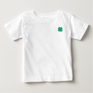 Lucky 4 Leaf Irish Cloud Baby Shirt