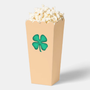 Lucky 4 Leaf Irish Clover als Popcorn Boxen Geschenkschachtel