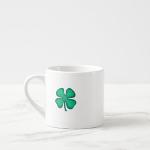 Lucky 4 Leaf Irish Clover Espresso Tasse