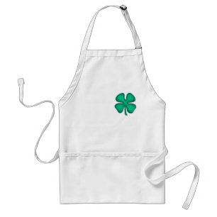 Lucky 4 Leaf Irish Clover Häuptling Schürze