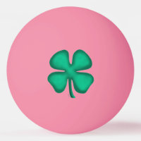 Lucky 4 Leaf Irish Clover og 1-Sterne Tischtennisb