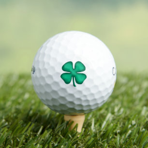 Lucky 4 Leaf Irish Clover Warbird Golf Bälle