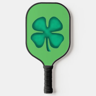 Lucky 4 Leaf Irish Kleber Grün Pickleball Paddel Schläger