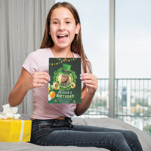 Lucky 6. Geburtstag, St. Patrick's Day  Feiertagskarte