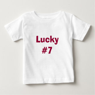 Lucky #7 baby t-shirt