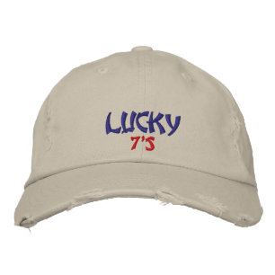 Lucky 7's Hat Bestickte Baseballkappe