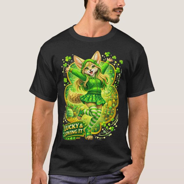 Lucky And Loving It T-Shirt (Vorderseite)