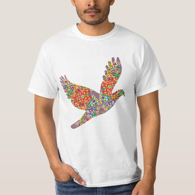 LUCKY Angel Bird T-Shirt (Vorderseite)