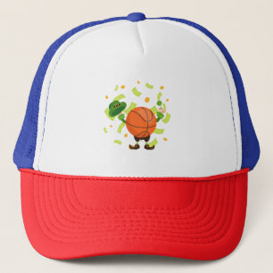 Lucky Basketball Happy Patrick's Day Truckerkappe