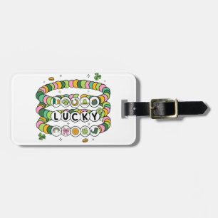 Lucky Beaded Bracelet St. Patrick's Day Design Gepäckanhänger