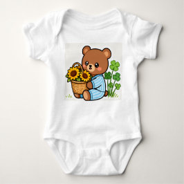 Lucky Bear Baby Strampler