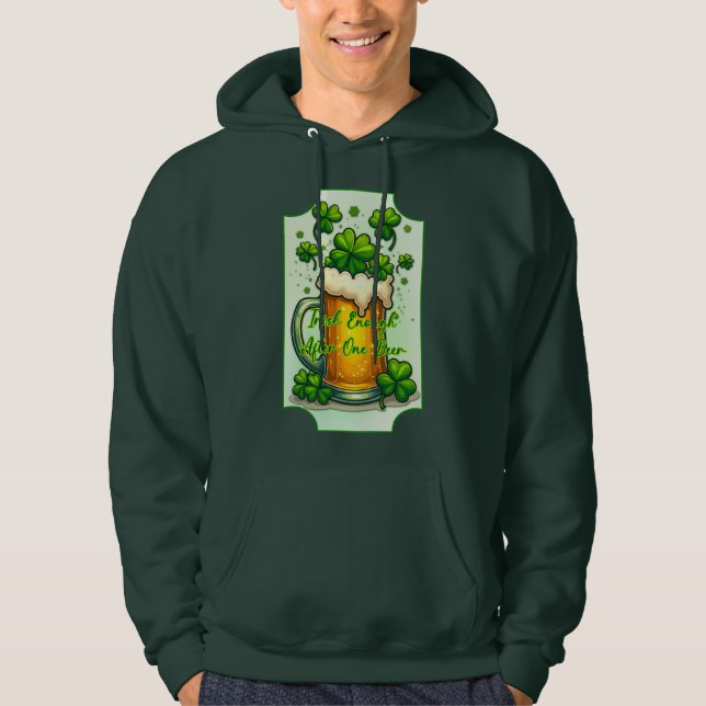 Lucky Beer St Patrick’s Day Shirt –  Moletons (Vorderseite)