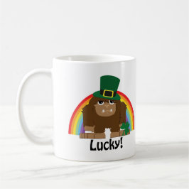 Lucky Bigfoot Leprechaun Tasse