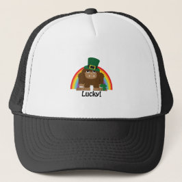 Lucky Bigfoot Leprechaun Truckerkappe