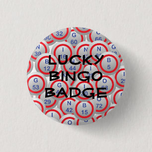 Lucky Bingo Abzeichen Button