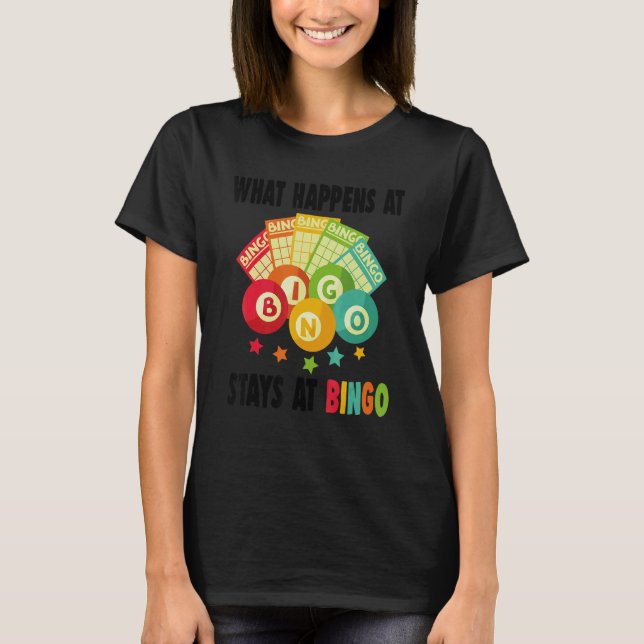 Lucky Bingo Charms   Women Men Lucky Bingo   T-Shirt (Vorderseite)