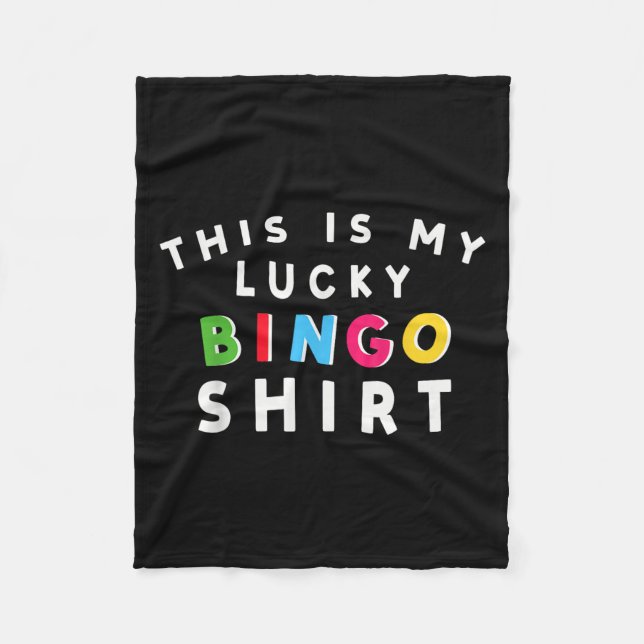 Lucky Bingo Player Fleecedecke (Vorderseite)