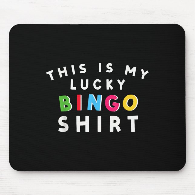 Lucky Bingo Player Mousepad (Vorne)