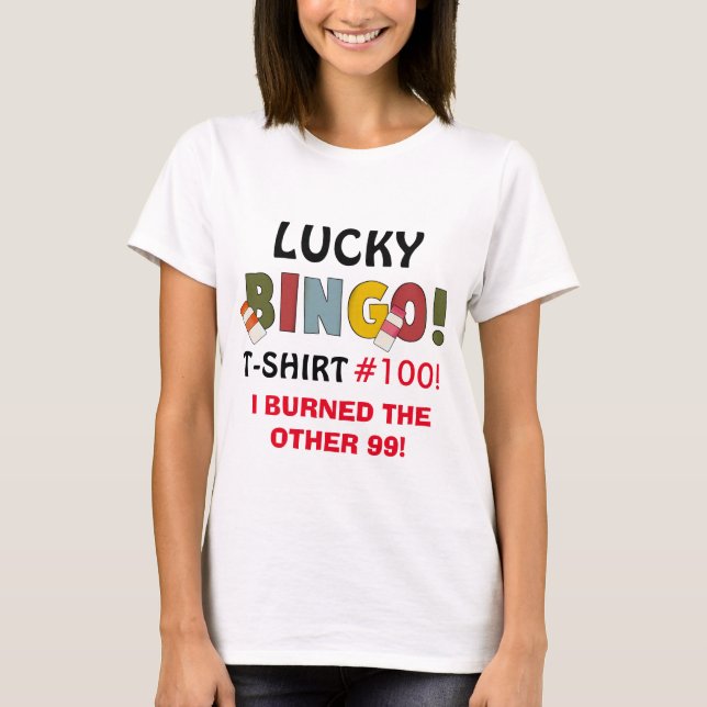 Lucky Bingo T - Shirt 100 (Vorderseite)